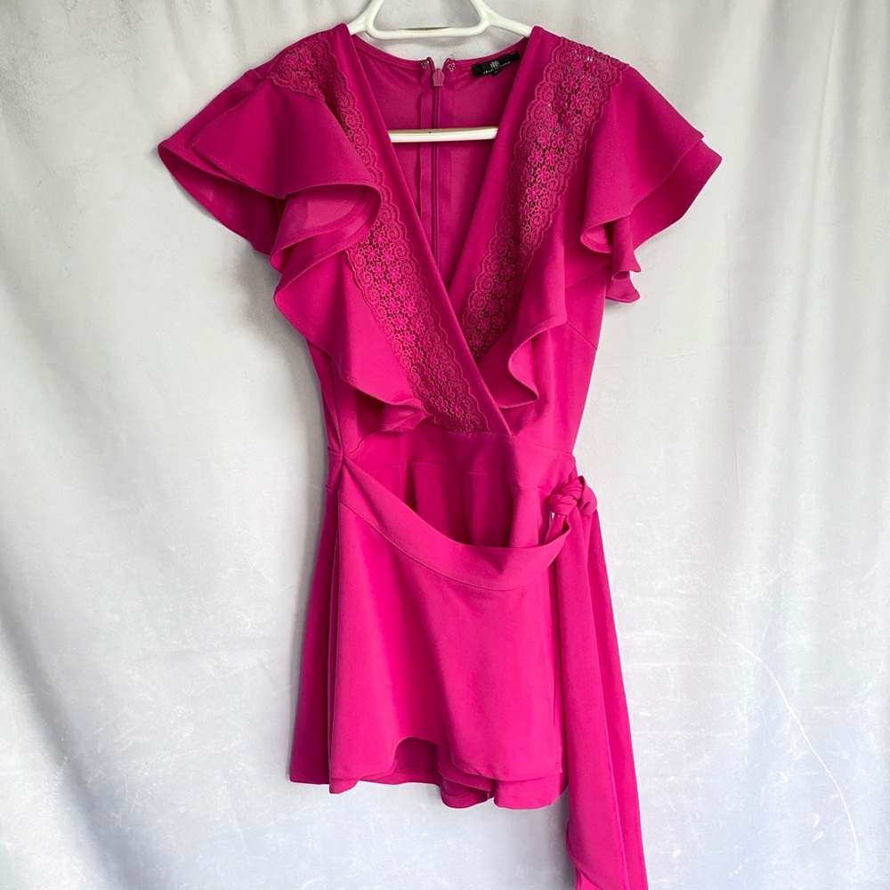 Fuchsia romper by Valentine